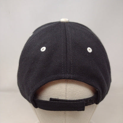 Philadelpia Eagles Strapback Hat Black Adjustable Embroidered Logo NFL