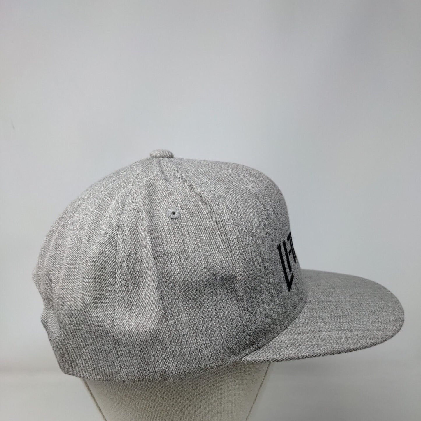 Li-Ti-Rilla Snapback Hat Gray One Size Embroidered The Classics Yupoong