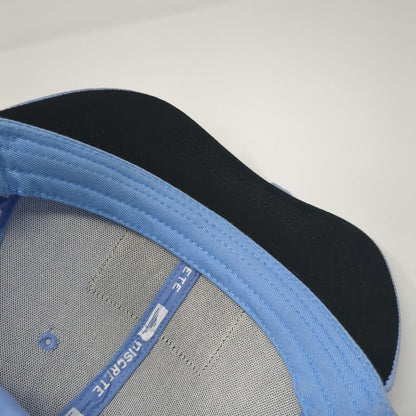 Discrete Cirque Series Patch Snapback Hat Blue One Size Adjustable