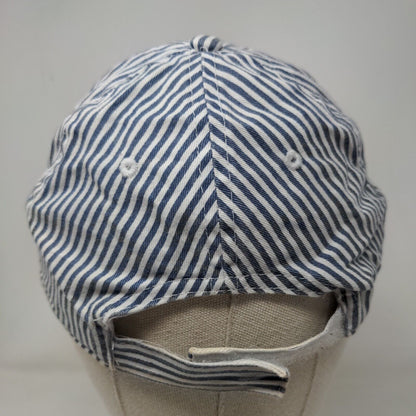 Unbranded Strapback Hat Multicolor Striped Adjustable 6 Panel Blank