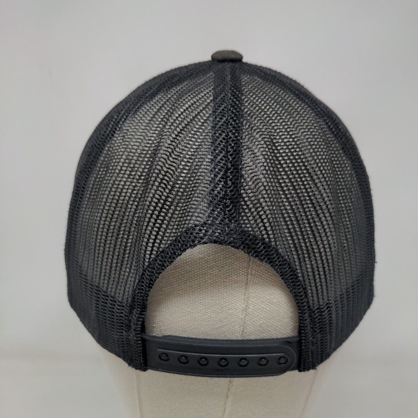 Westbound & Down Snapback Mesh Back Trucker Hat Black One Size Yupoong