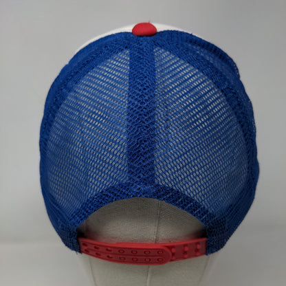 Love American Flag Snapback Trucker Hat Multicolor OSFA Patriotic Rope Cobra