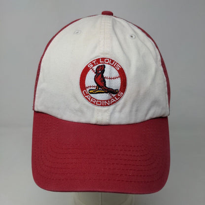 '47 Twins Men's Fitted Hat Red Size M St Louis Cardinals Embroidered Logo