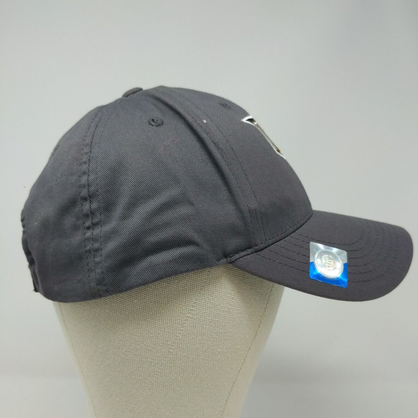 UCF Knights Strapback Hat Gray OSFA Embroidered Logo NCAA Adjustable