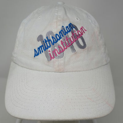 Perrin Baseball Cap White One Size 150th Anniversary Smithsonian Institution Hat