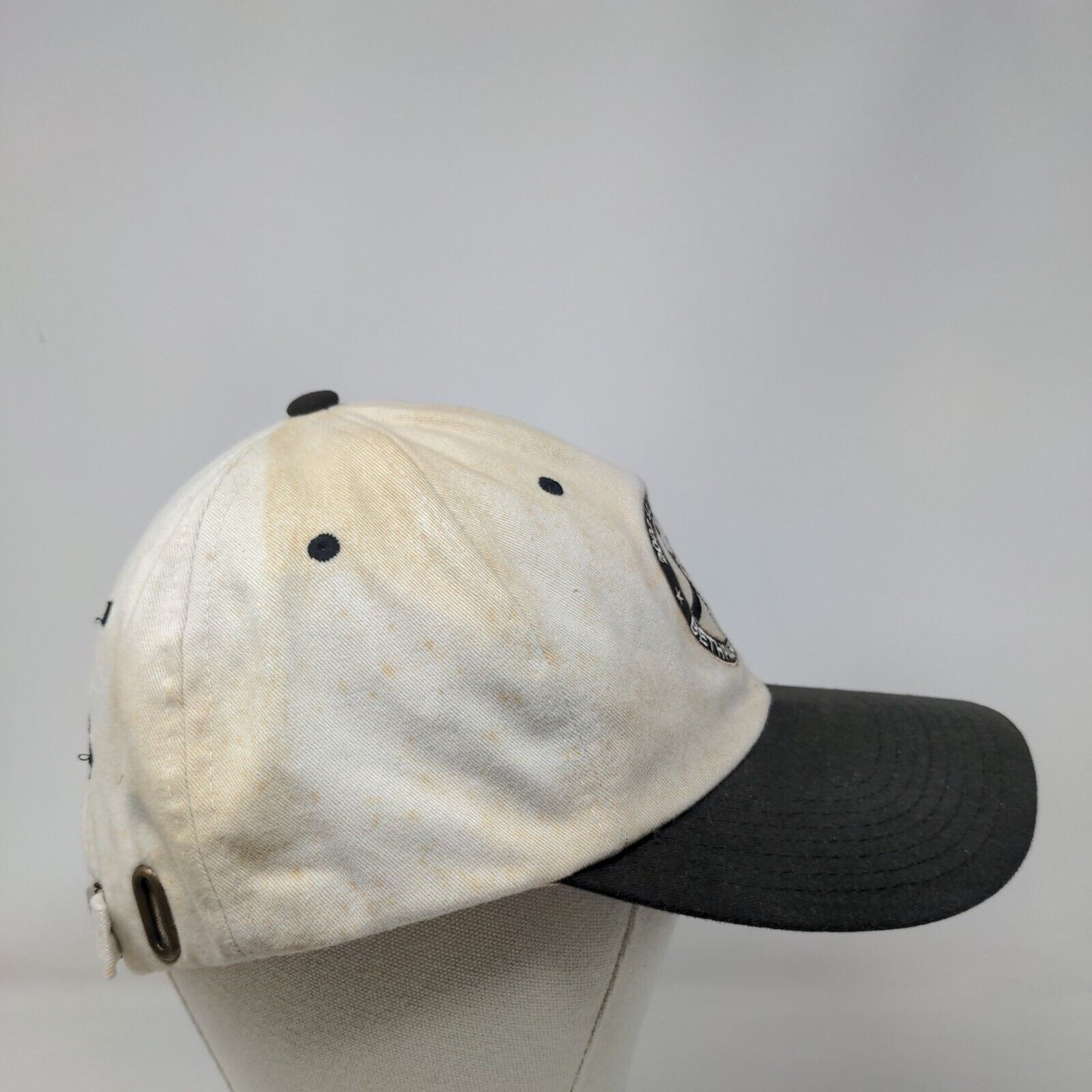 2002 US Open Bethpage Black Slideback Hat Cream One Size USGA Member