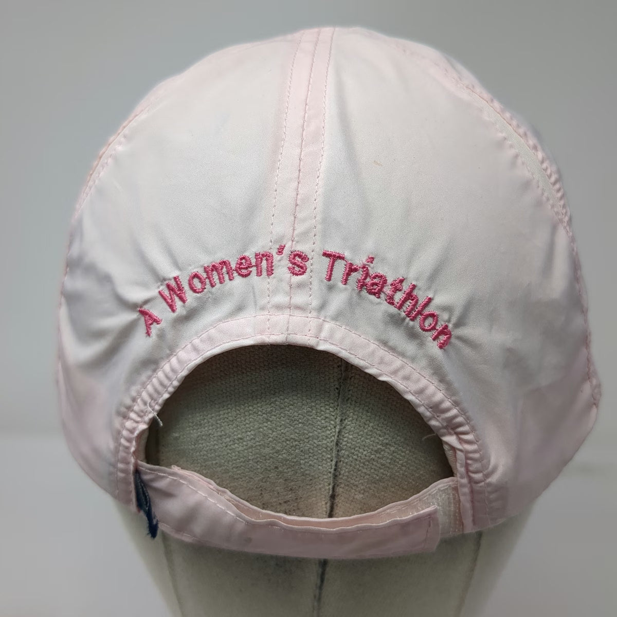 WicKid Baseball Cap Pink One Size Performance Breast Cancer Ribbon Triathlon Hat