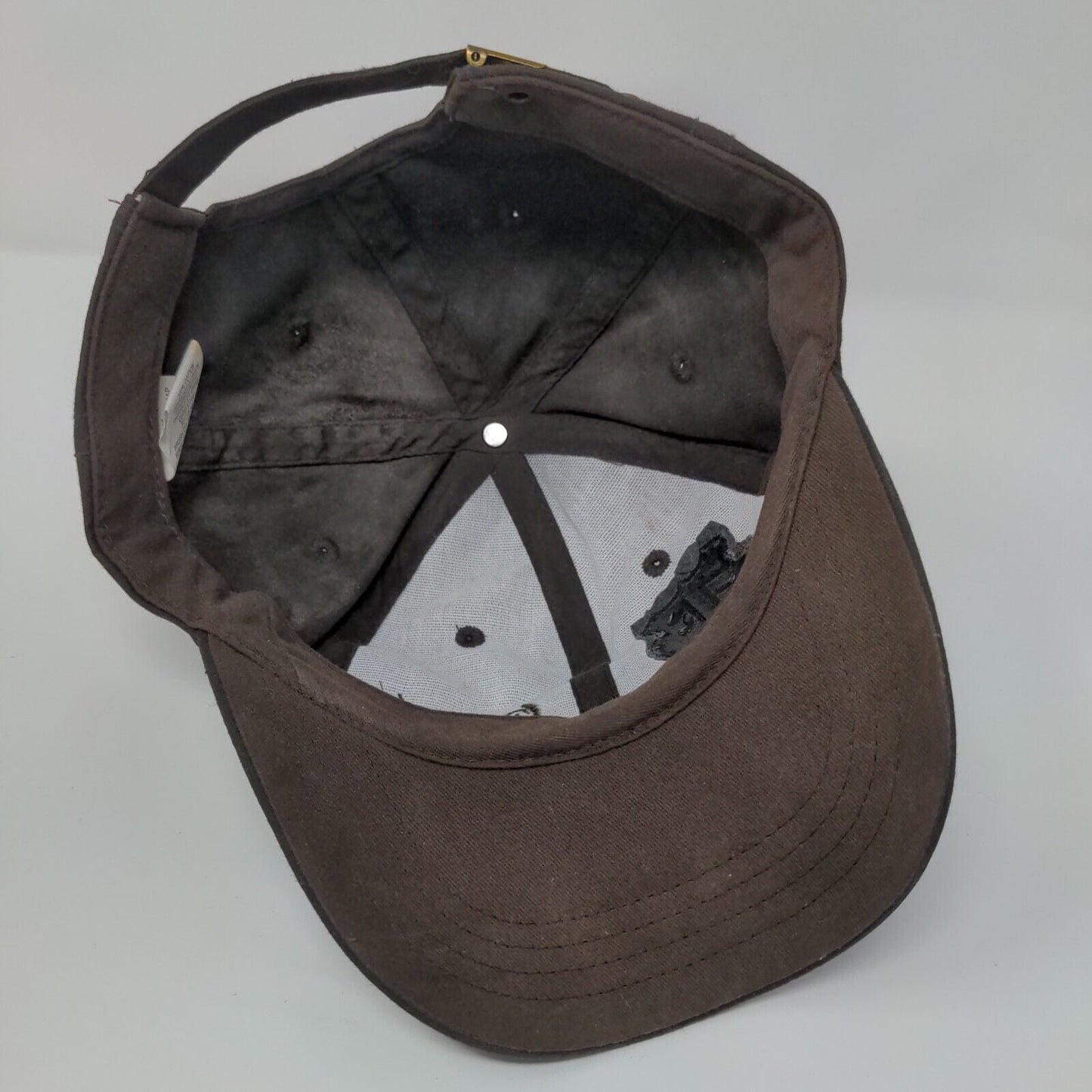 Outback Slideback Aussie Slugger Cap Brown OSFA Adjustable Embroidered Cotton