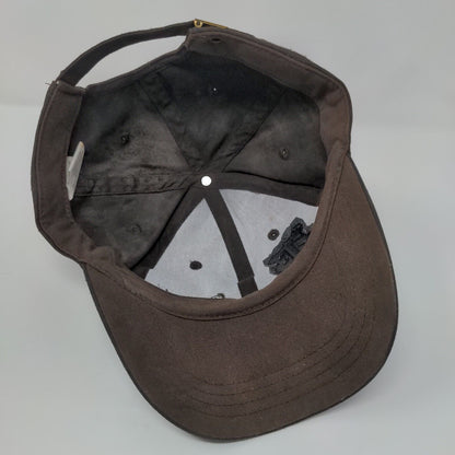 Outback Slideback Aussie Slugger Cap Brown OSFA Adjustable Embroidered Cotton