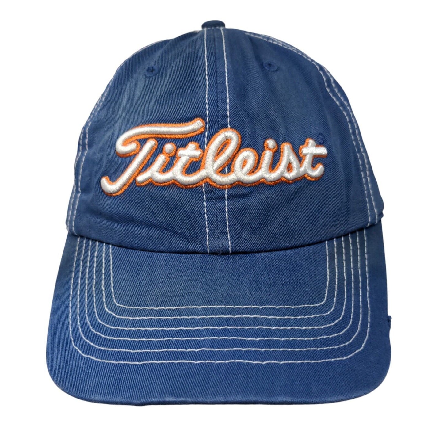 Titleist Slideback Hat Blue OSFA Embroidered Adjustable Vent Holes