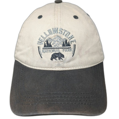 Prairie Mountain Baseball Cap Beige One Size Yellowstone National Park Bear Hat