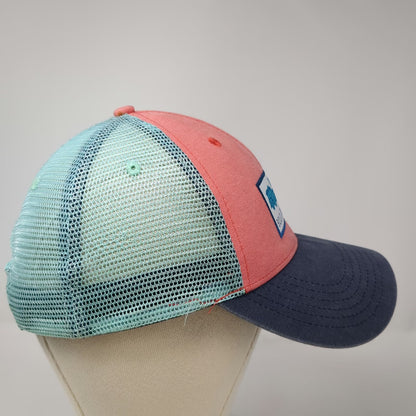 Wears Woody Trucker Hat Pink Blue One Size Mesh Snapback Coastal Beach Wagon