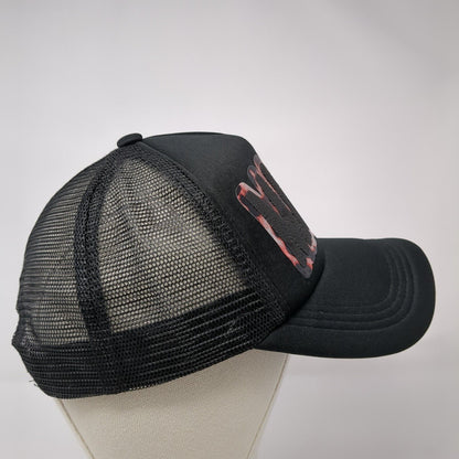 Mama Snapback Mesh Back Trucker Hat Black One Size Solid Adjustable