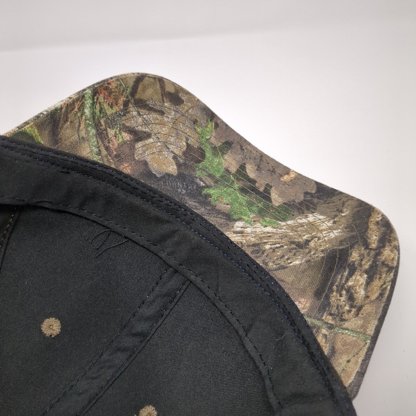 Signatures Strapback Hat Camouflage One Size Adjustable Vented Holes Blank