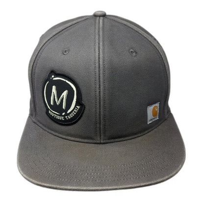 Carhartt Snapback Gray One Size Hat M Boutique Taqueria Patch Flat Bill