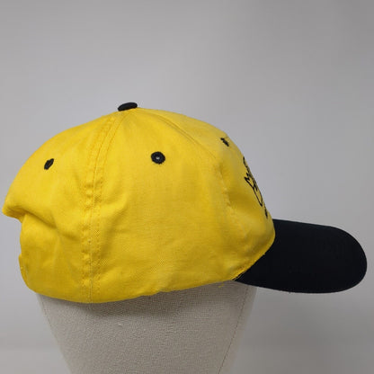 Jeg's High Performance Snapback Hat Yellow OSFA Embroidered Colorblock