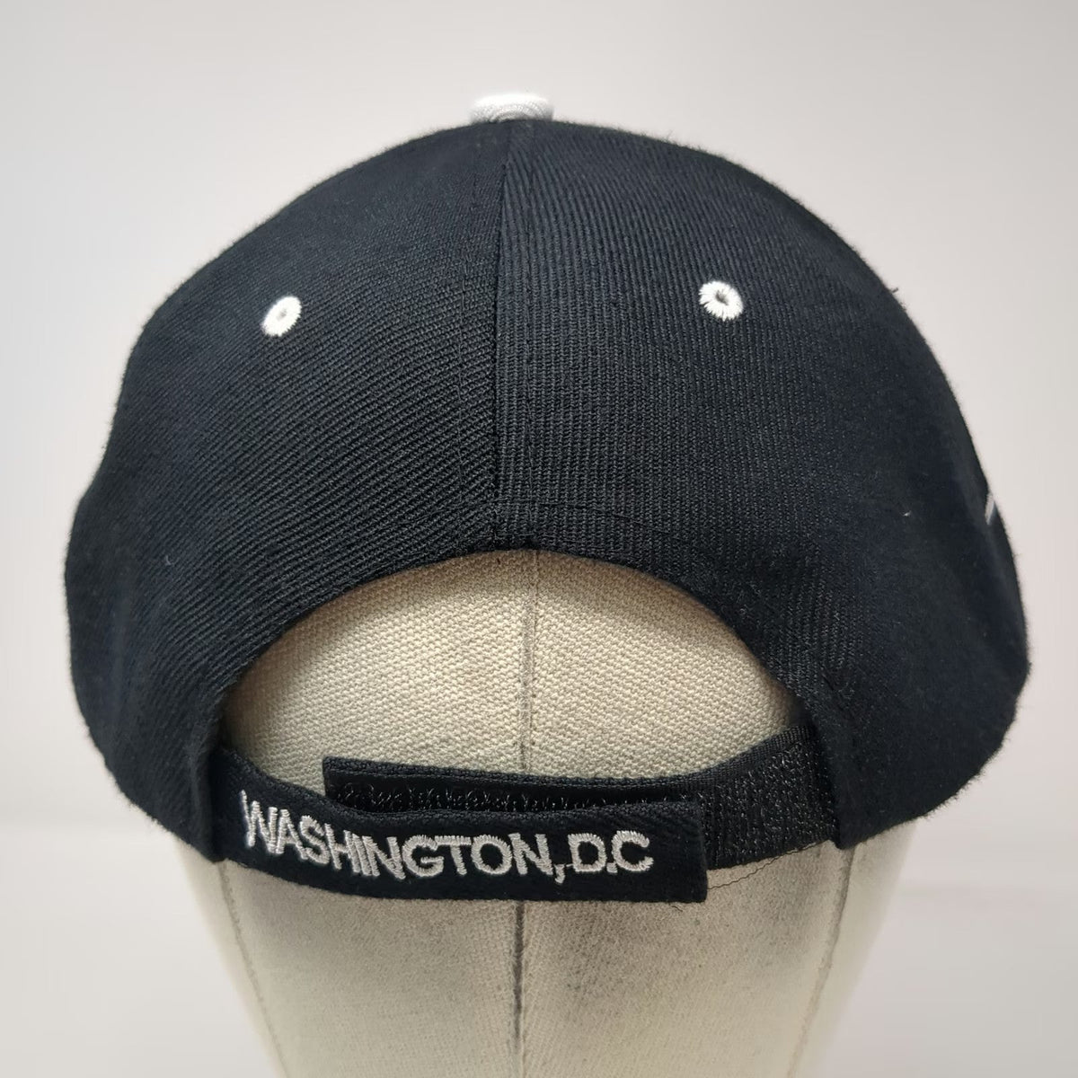 City Hunter Baseball Cap Black One Size Washington DC Embroidered Strapback Hat