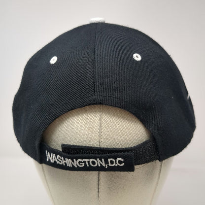 City Hunter Baseball Cap Black One Size Washington DC Embroidered Strapback Hat