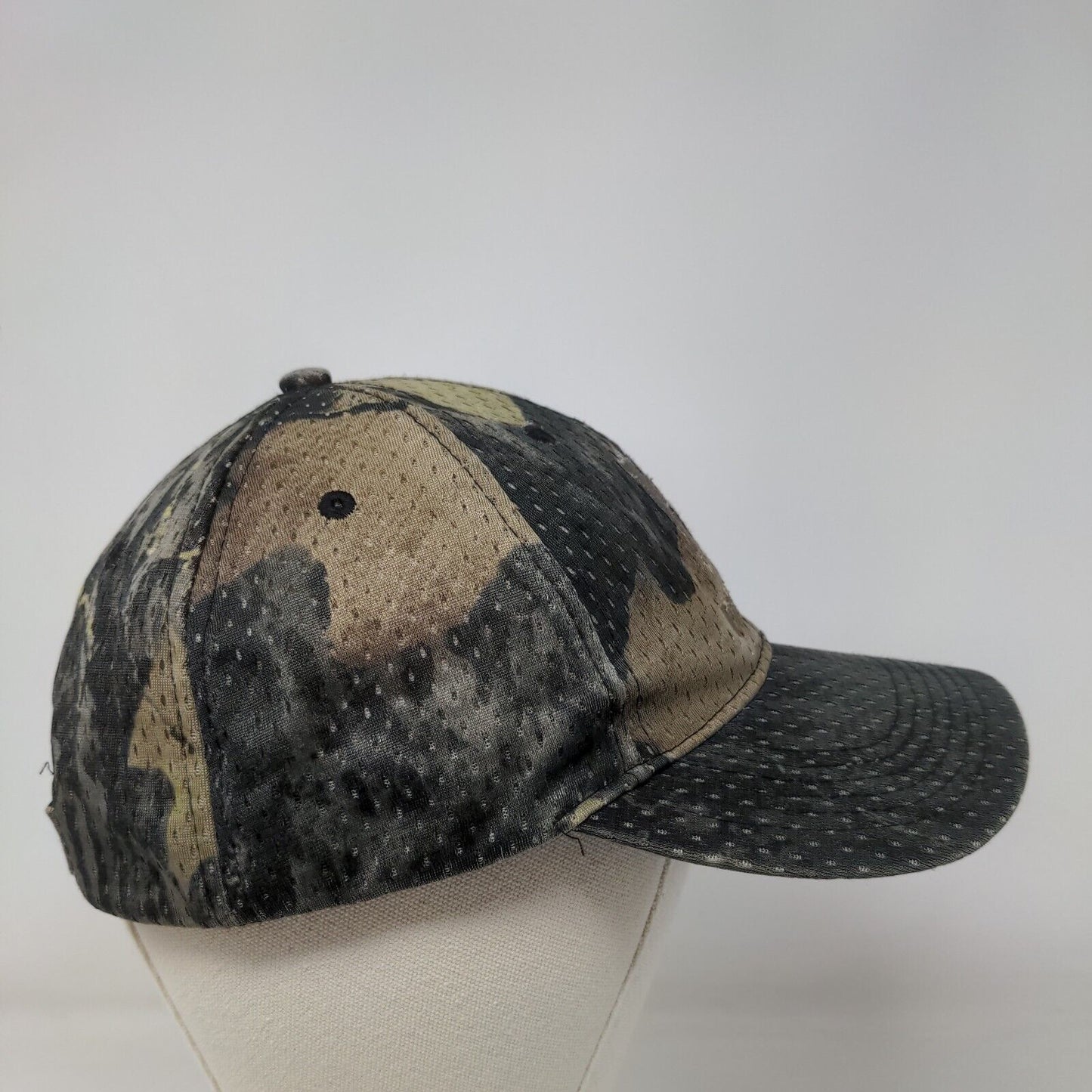 PRC Build Strapback Hat Camouflage One Size Embroidered Adjustable Vented Holes