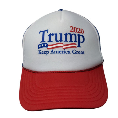 2020 Trump Keep America Great Snapback Trucker Hat Multi OSFM Mesh Back Otto