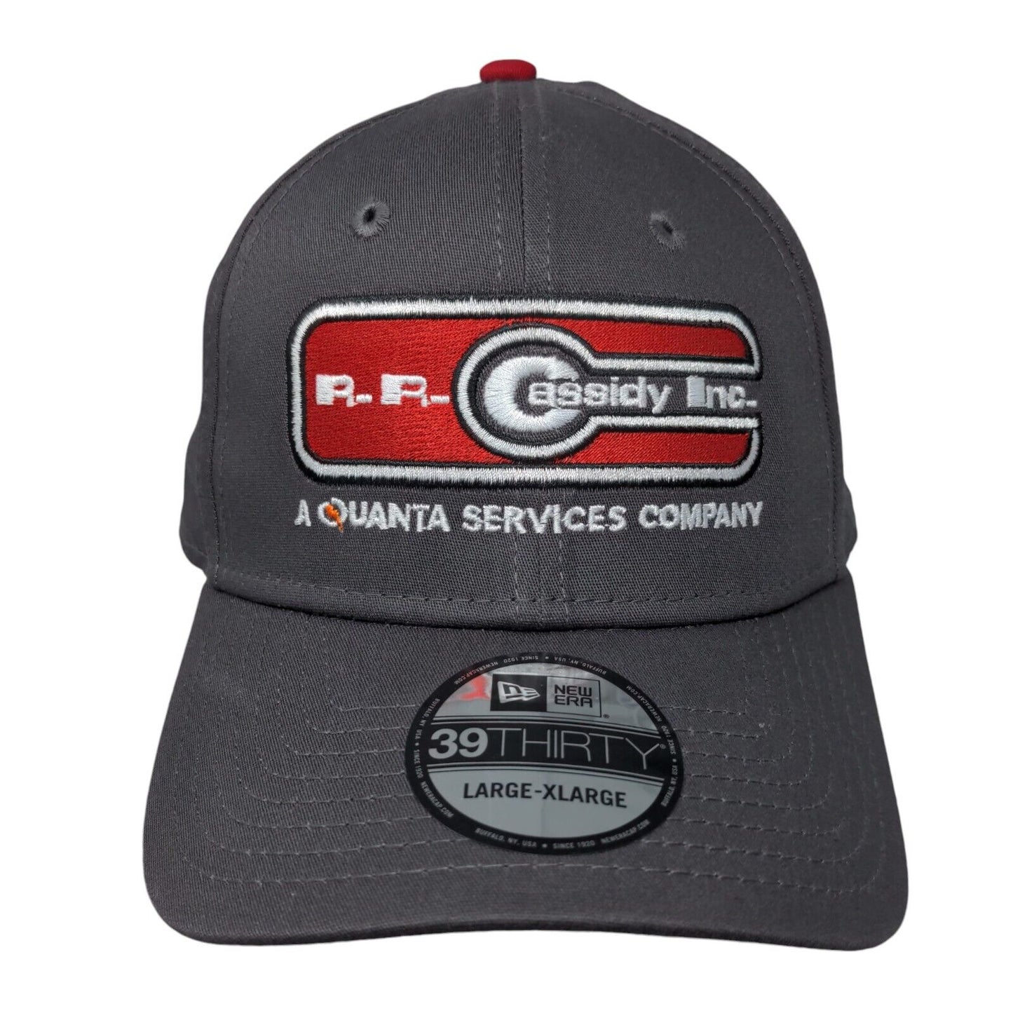 R.R. Cassidy Inc. Fitted Hat Gray Large/XL Embroidered New Era 39Thirty