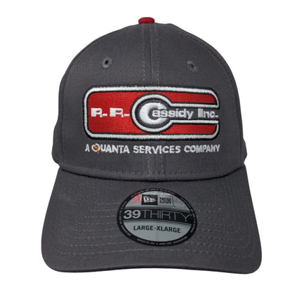 R.R. Cassidy Inc. Fitted Hat Gray Large/XL Embroidered New Era 39Thirty