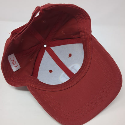Trojan Family Weekend Baseball Cap Red One Size Adjustable Embroidered USC