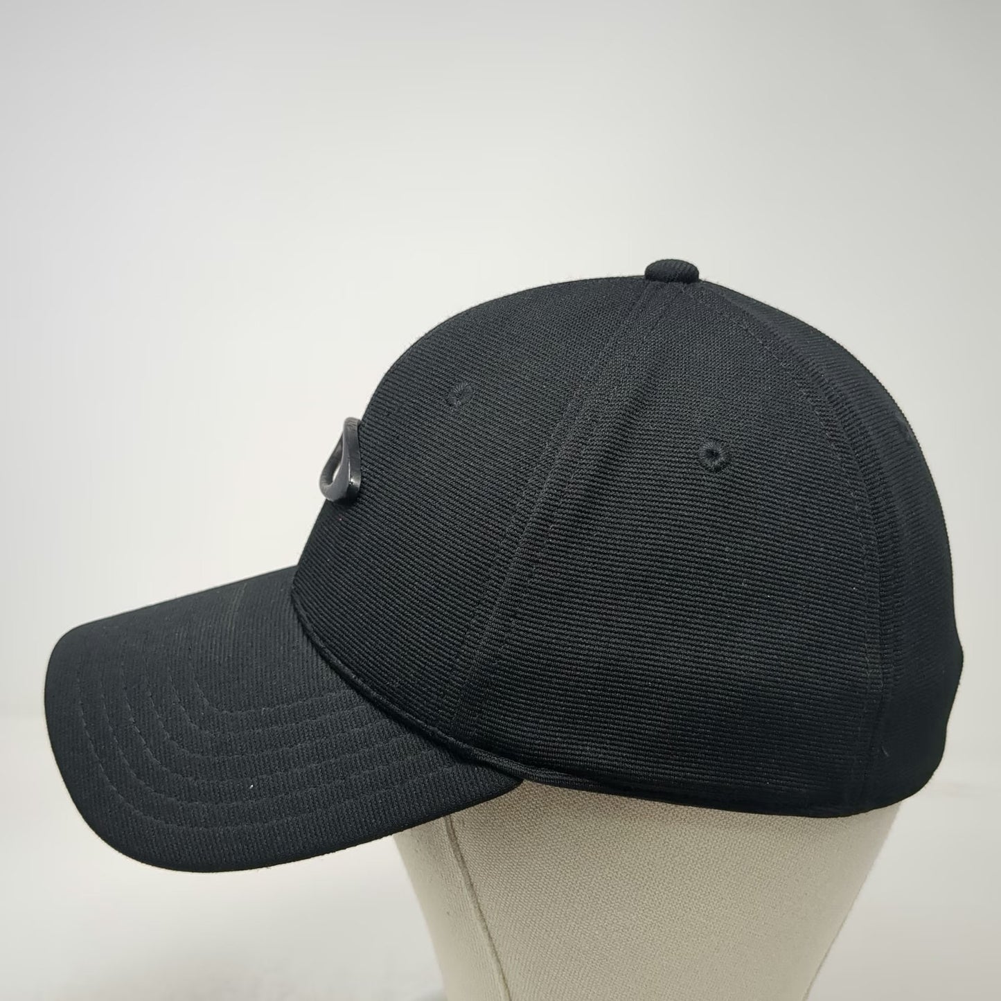 Oakley Baseball Cap Black M Performance Flex Carbon Fiber Icon Curved Brim hat