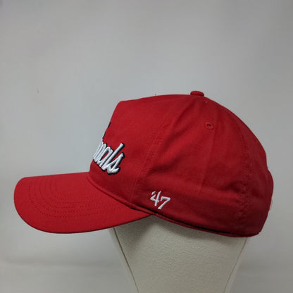 '47 Brand Men's Snapback Hat Red OSFA Embroidered St. Louis Cardinals Logo