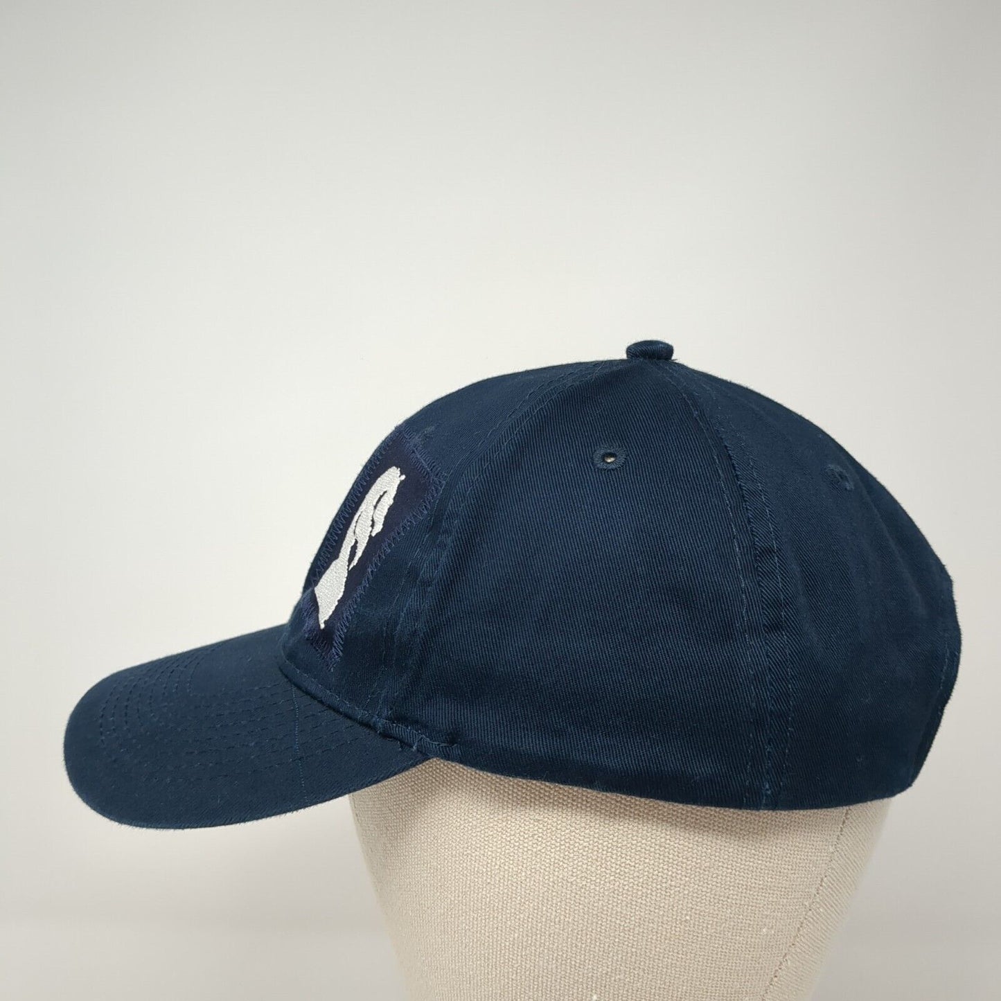 Knight Logo Patch Strapback Hat Blue One Size Port & Company Outdoor