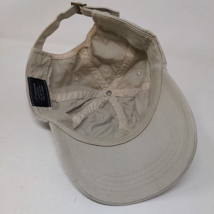 Okuma Slideback Hat Tan OSFA Embroidered Adjustable 6 Panel Yupoong