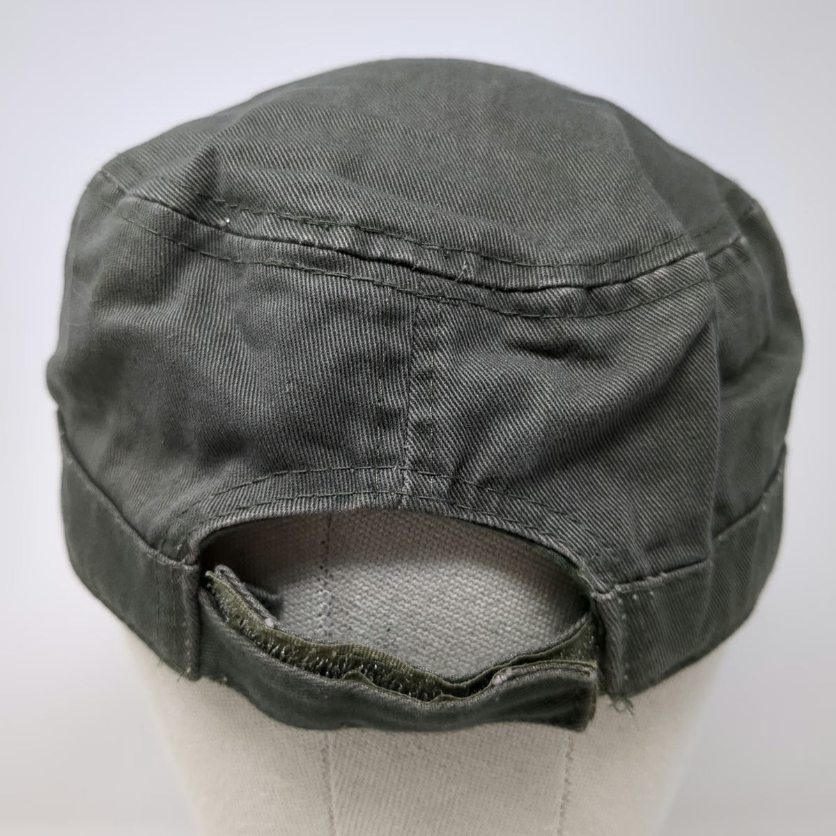 Army Cap Green One Size Strapback Alaska Mountain Patch Graphic Souvenir Hat