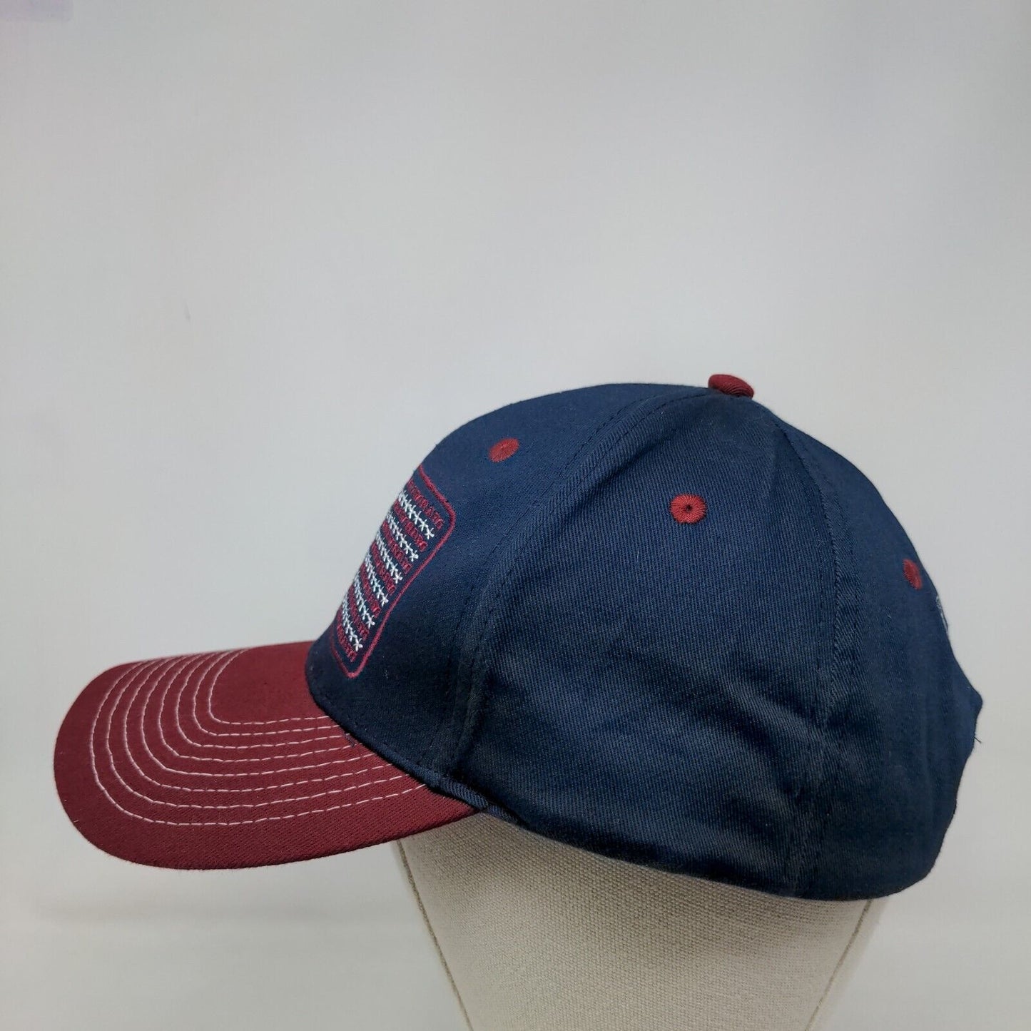 Dodge Ram Flag Strapback Hat Multi One Size Embroidered Colorblock