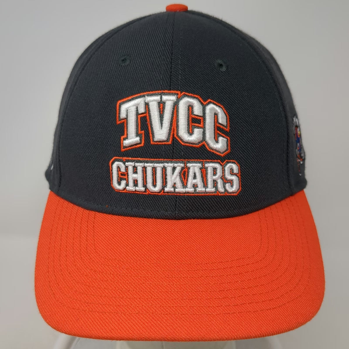 Nike Baseball Cap Gray Orange One Size TVCC Chukars Dri-Fit Legacy 91 Mascot Hat