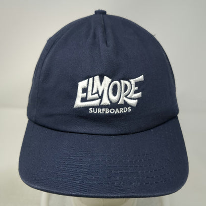 Elmore 5 Panel Blue One Size Snapback Surfboards Logo Made in California Hat