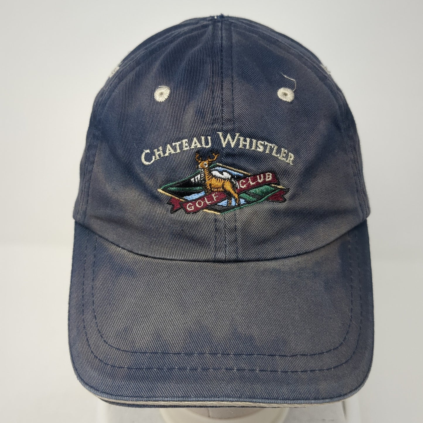 Chateau Whistler Golf Club Slideback Hat Blue One Size Merkley Headgear