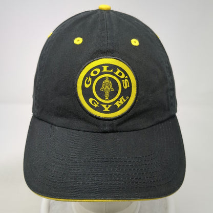 PromoShop Gold's Gym Baseball Cap Black One Size Strapback Embroidered Hat