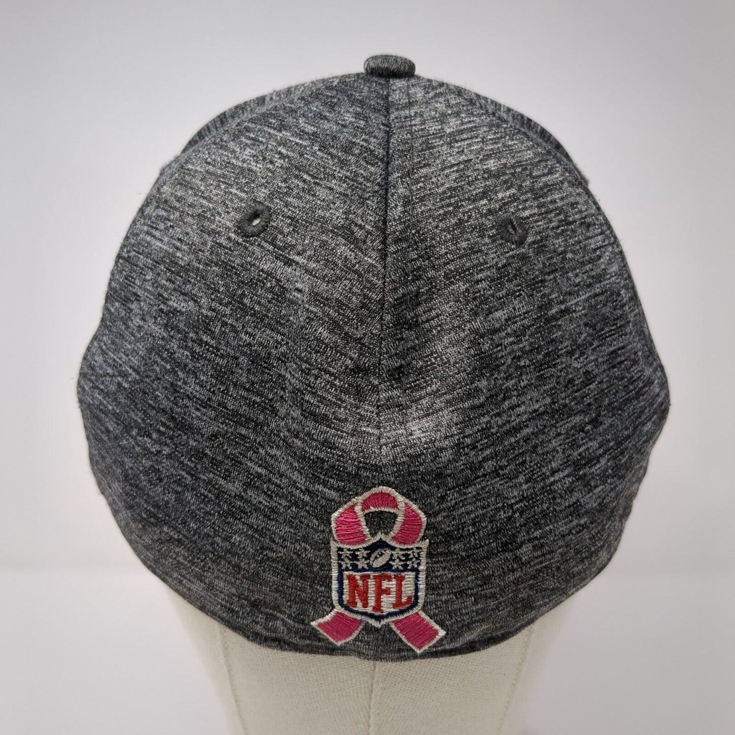San Diego Chargers Fitted Hat Gray 7 3/8 Breast Cancer NFL New Era 59Fifty