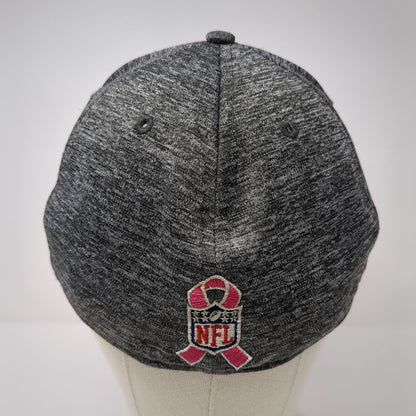 San Diego Chargers Fitted Hat Gray 7 3/8 Breast Cancer NFL New Era 59Fifty