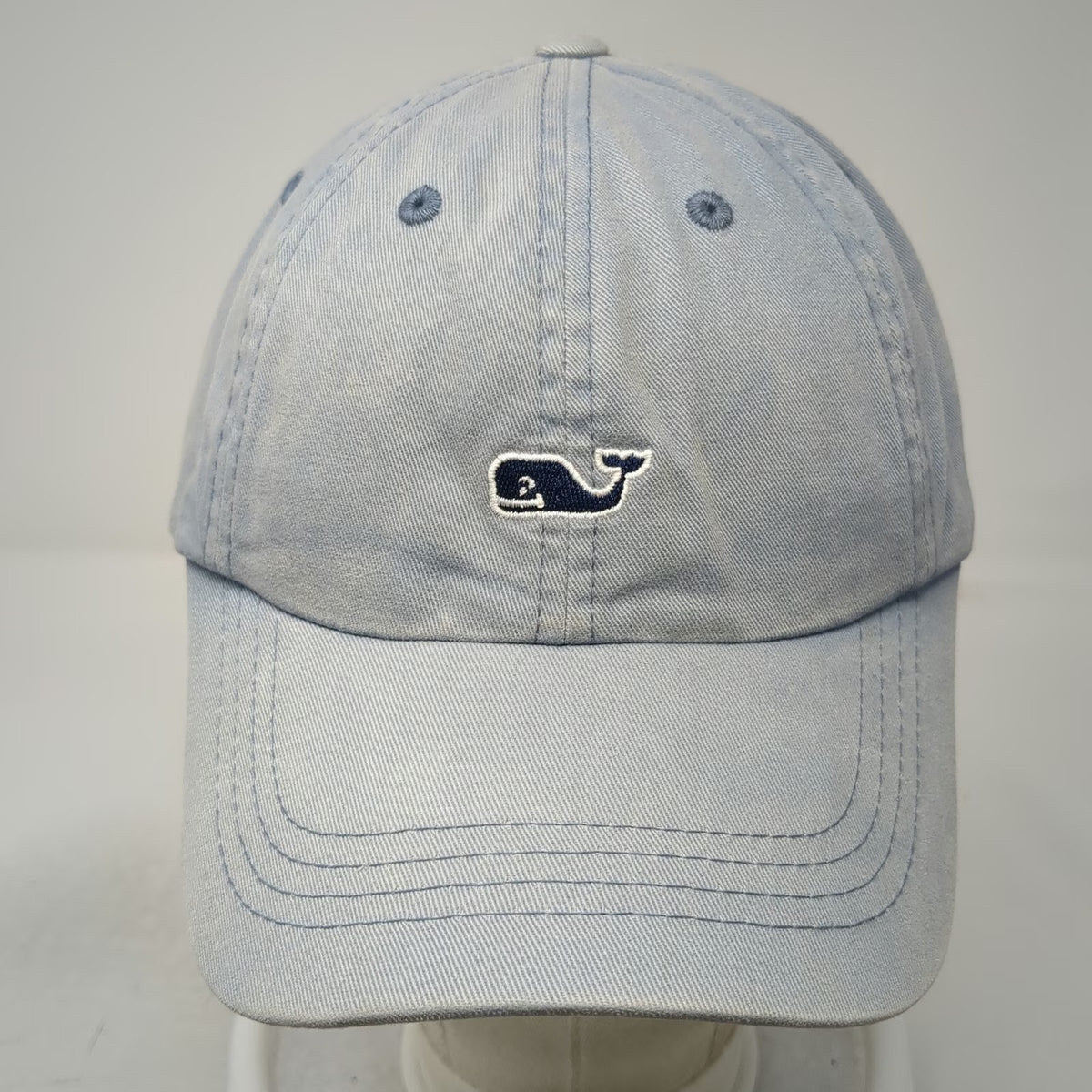 Vineyard Vines Baseball Cap Blue One Size Adjustable Slideback Whale Logo Hat