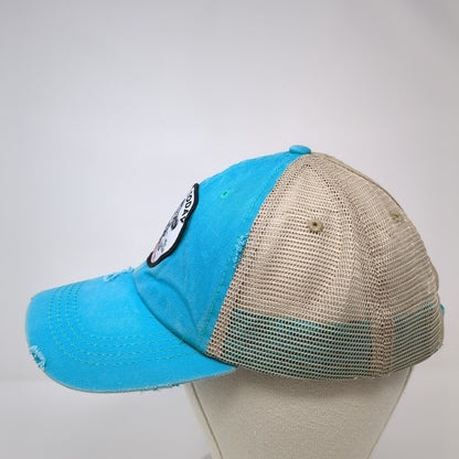 Not Today Heifer Ponyback Trucker Hat Multi OS Adjustable Distressed KB ETHOS