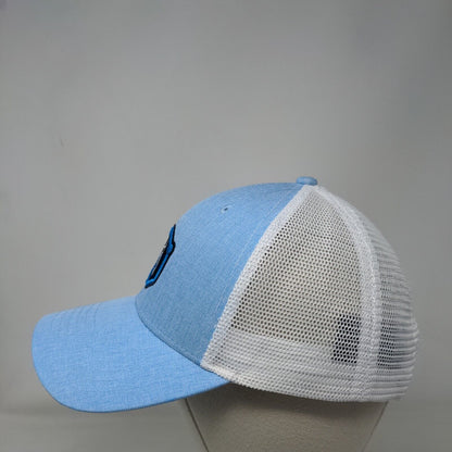 Big Accessories Snapback Mesh Back Trucker Hat Blue One Size Colorblock