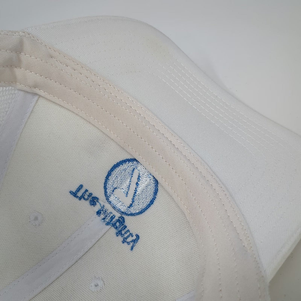 Big Trucker Hat White One Size The Mighty 7 Few Embroidered Snapback Mesh back