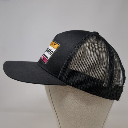 Guanajuato Mexico Patch Snapback Trucker Hat Black OSFA Mesh Back