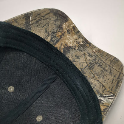 Outdoor Cap Trucker Hat Green One Size Camo Snapback Leather Patch GRMitchell