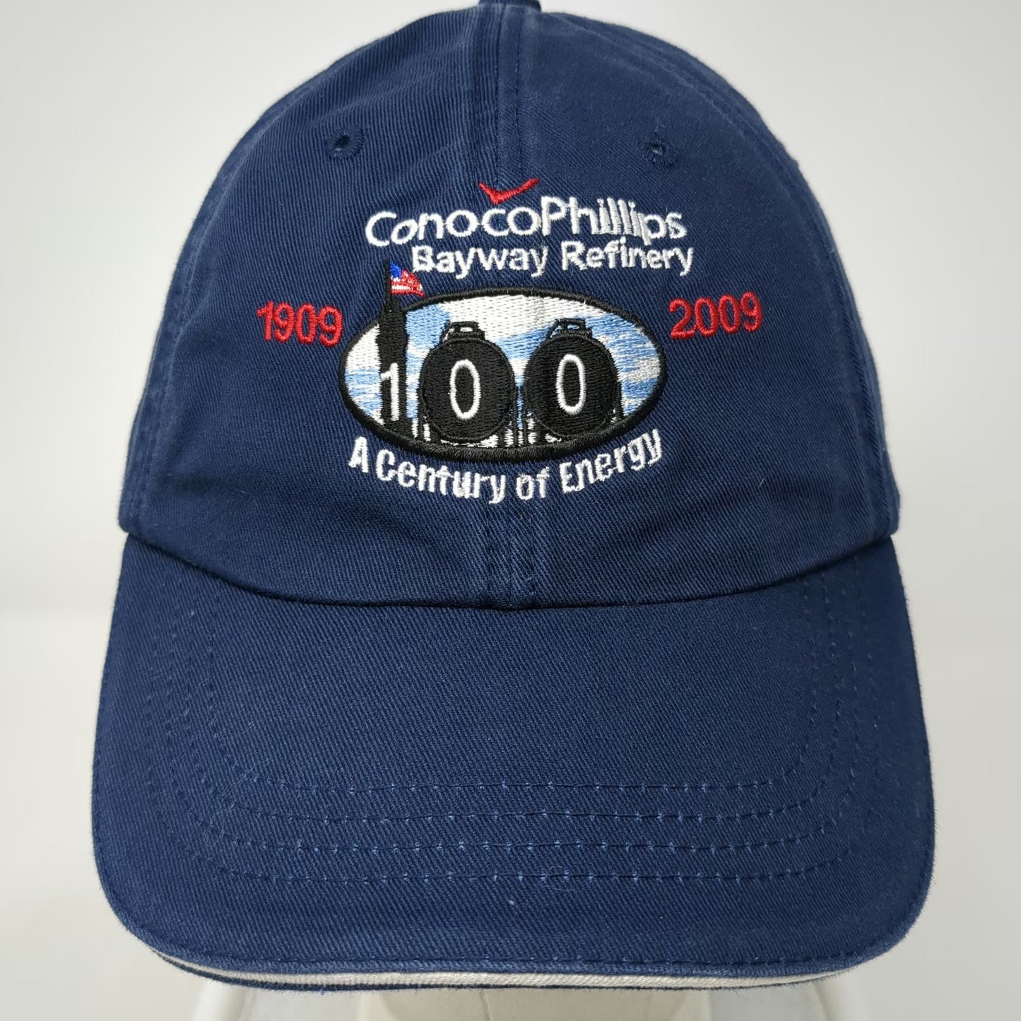 Bayside Baseball Cap Blue One Size ConocoPhillips Refinery 100th Anniversary hat