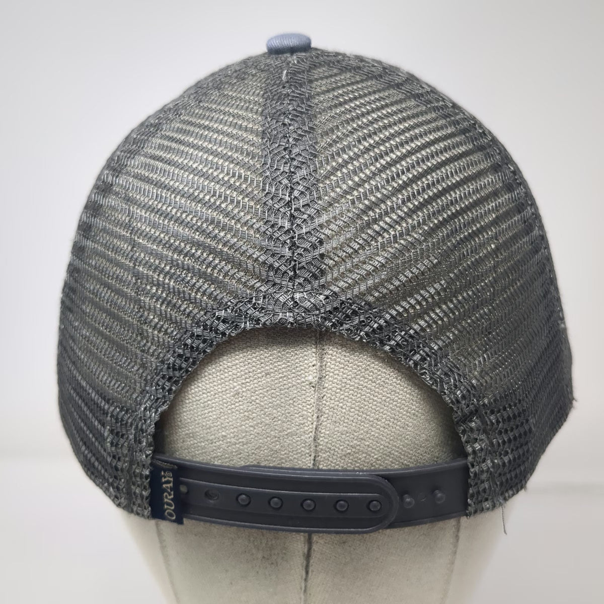 Ouray Sportswear Trucker Hat Blue Gray One Size Spindarella Bicycle Forest Mesh