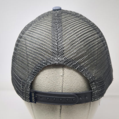 Ouray Sportswear Trucker Hat Blue Gray One Size Spindarella Bicycle Forest Mesh