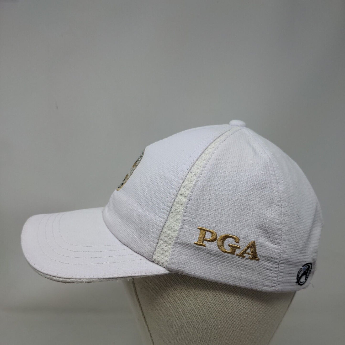 PGA Professional Golfers' Association Strapback Hat White Classic Cut