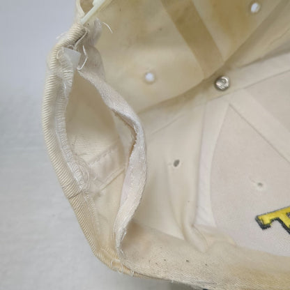 OTTO Snapback White Black Hat One Size MIST Marsing Idaho Speedboat Graphic Logo
